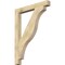 Ekena Millwork Funston Block Rough Sawn Bracket, Douglas Fir, 4"W x 36"D x 48"H BKT04X36X48FST05RDF - alternate 1